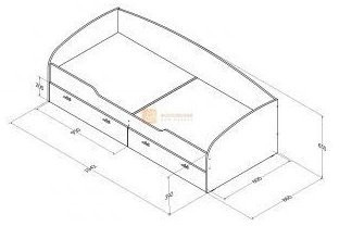 Модульная детская Соня (Соня 1 + Соня 2), Дуб молочный / Венге