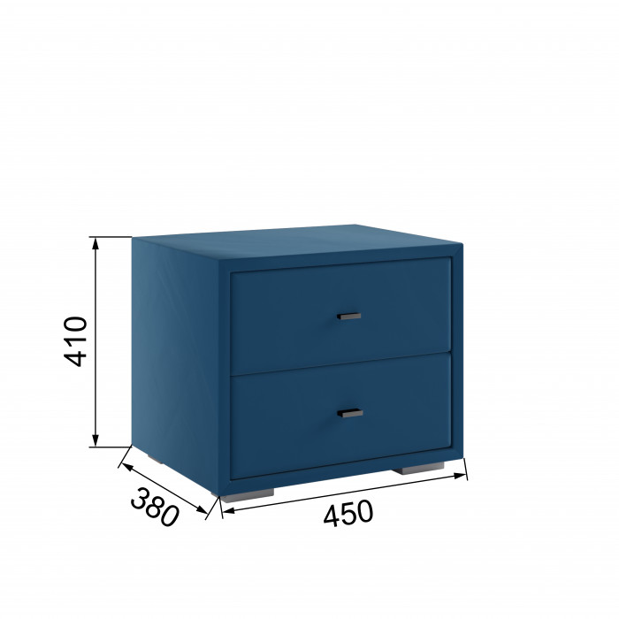Тумба прикроватная интерьерная светло-голубой