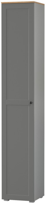 Остин 13.227 Шкаф-пенал, цвет серый графит/дуб крафт золотой, ШхГхВ 40х41,8х229,8 см., универсальная сборка