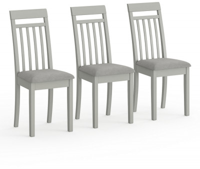 Три стула Мебель--24 Гольф-11 разборных, серый