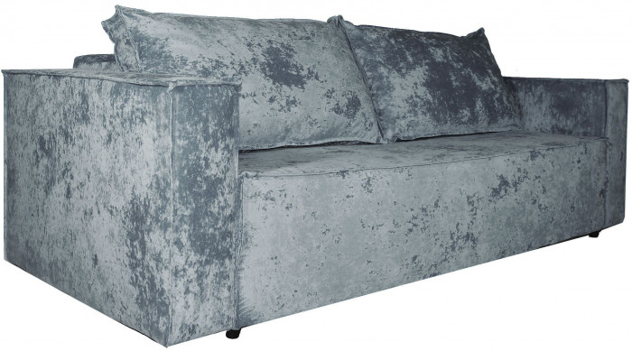 Диван-кровать Лофт Люкс Плюш, еврокнижка, пружинный блок,140х195, серый