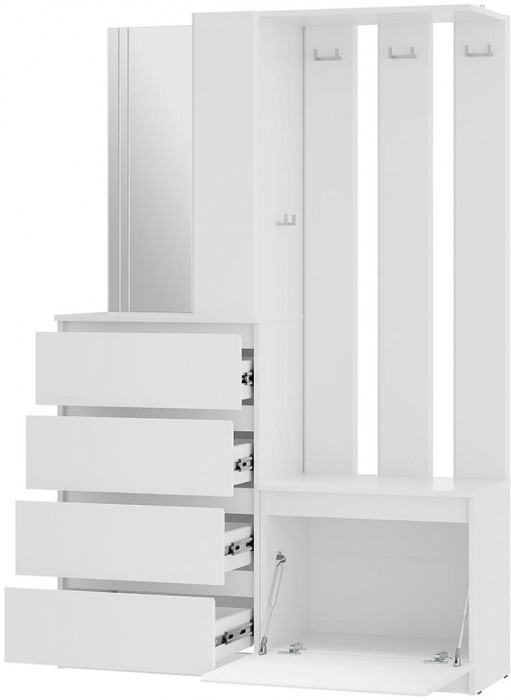 Симпл Прихожая ПР-04 белый