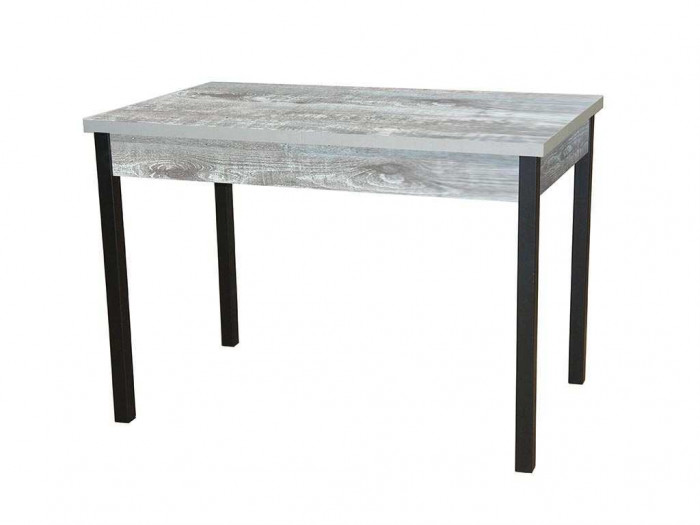 Колорадо стол обеденный раздвижной / бетон темный/черный