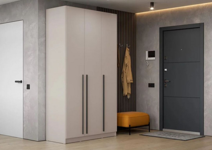 шкаф распашной Берген ШК-1200 кашемир/кашемир