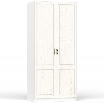 Ливерпуль Шкаф для одежды 13.134, цвет ясень ваниль/белый, ШхГхВ 100х54,1х220,3 см., подходит карниз 1000С #1021703