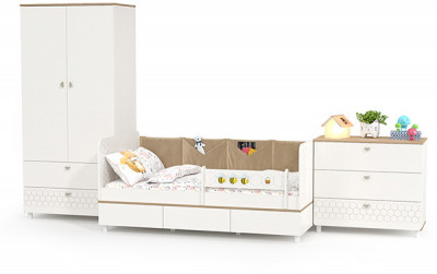 Эйп Детская № 6, белый/дуб белый