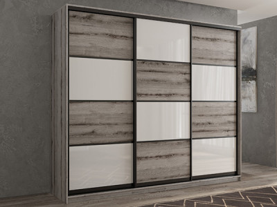 Шкаф-купе Кааппи 14 Эвок Окаменелый 200х60х230 см