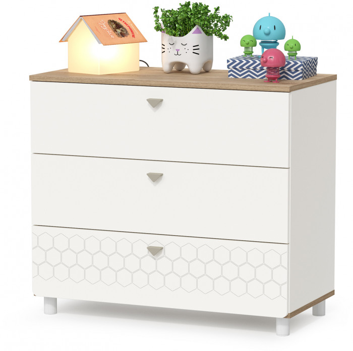 Эйп Детская № 7, белый/дуб белый