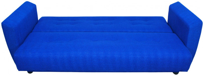 Раскладной диван-кровать, прямой, книжка, цвет синий, Лира 120х190