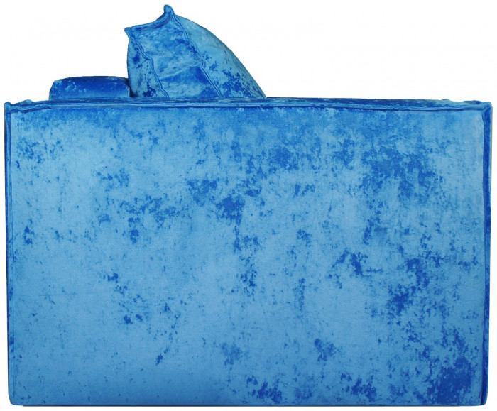 Диван-кровать Лофт Люкс Плюш, еврокнижка, пружинный блок,140х195, синий