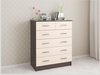 Комод Катрин-5 венге/дуб молочный