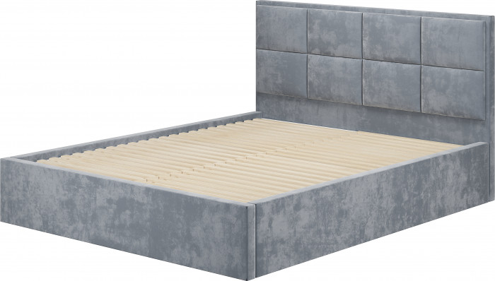 Кровать 160х200 с реечным настилом Линда КР-16, Стальной