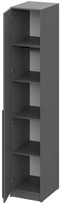 Шкаф Берген ШК-400, Серый графит