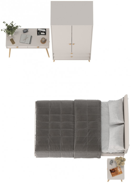 Афина Спальня 26-1200, кашемир серый