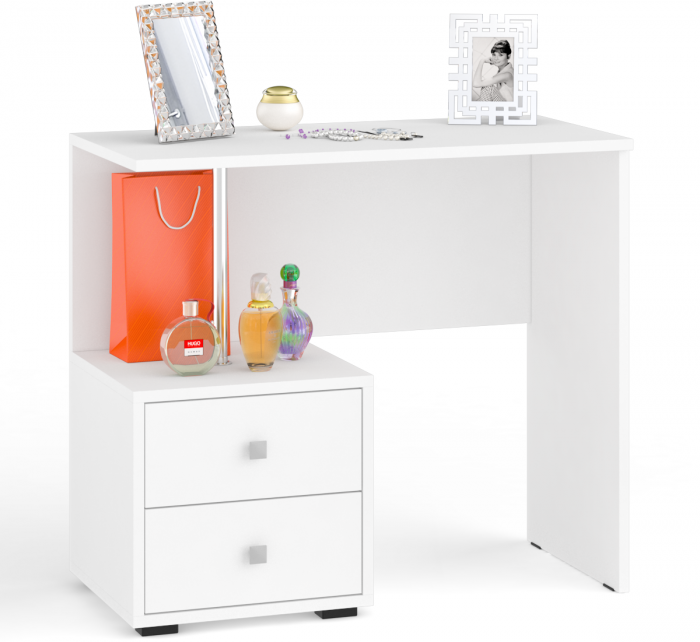 Камелия Стол косметический, белый