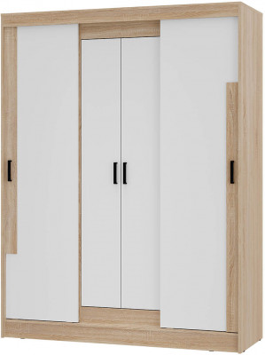 Шкаф-купе &quot;Смарт&quot; ШКК-06 Дуб сонома/белый