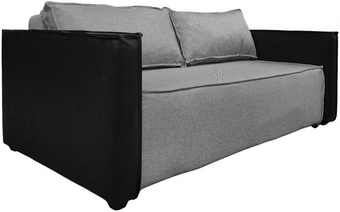 Диван-кровать Барон 120, аккордеон, 120х200, рогожка, серый