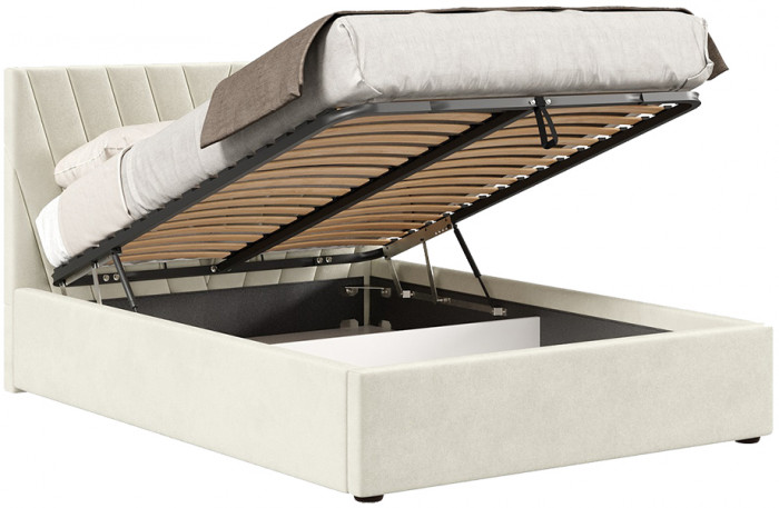 Кровать с подъёмным механизмом 1800 Палермо, светло-бежевый 303