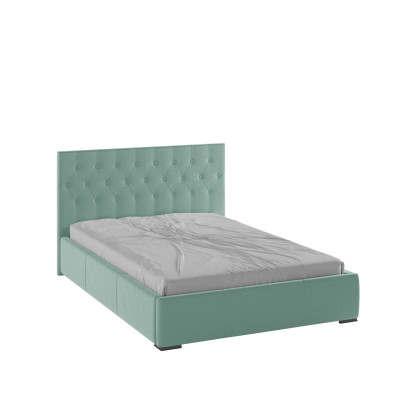 Октавия Кровать интерьерная 140 мятный ромб, ортопед