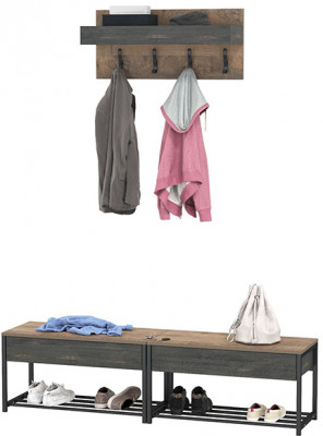 Трувор Прихожая 178, дуб гранж песочный/интра