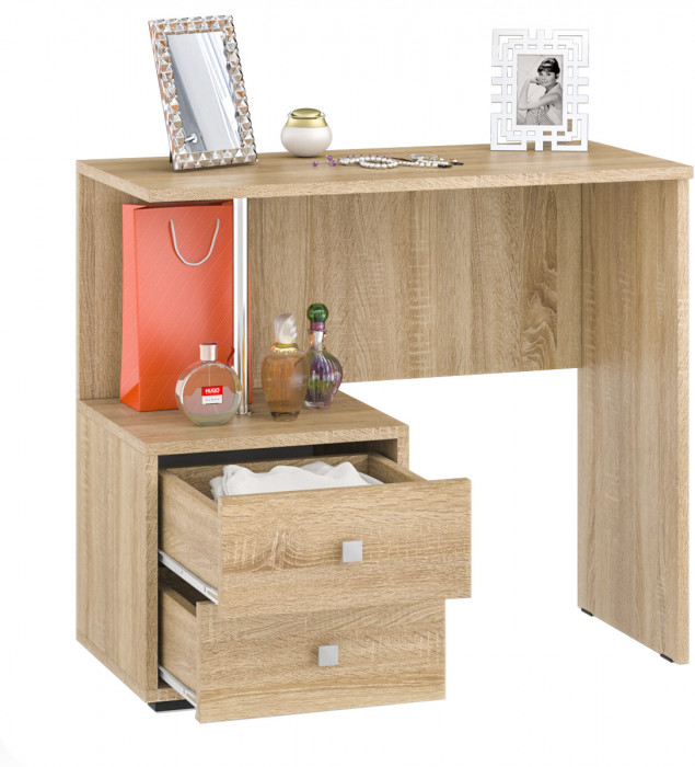 Камелия Стол косметический, дуб сонома