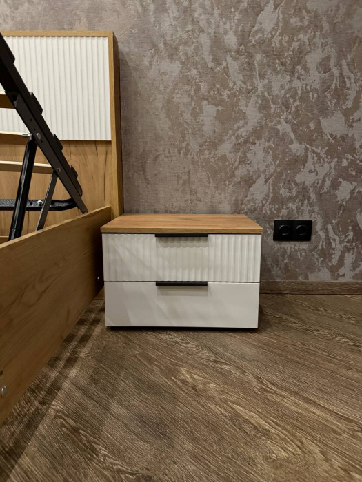 Марвэл Тумбы прикроватные 2шт, Дуб крафт/Мальта