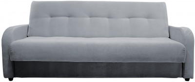 Диван-книжка ЛОНДОН серый 120 ЛЮКС, пружинный блок Боннель