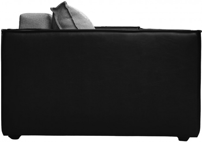 Диван-кровать Барон 140, аккордеон, 140х200, рогожка, серый