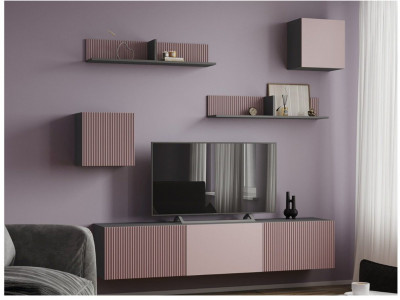 Гостиная Сириния, композиция 3, МДФ пудра