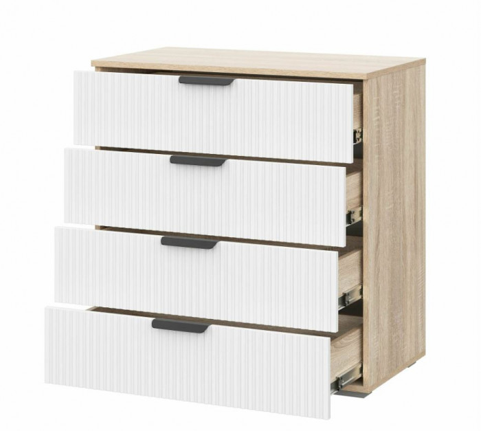 мс Норд КМ03-800 дуб сонома/Норд Line софт пломбир