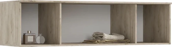 Норд Шкаф 4-х створчатый 1600 с антресолью, Крафт серый/Кашемир