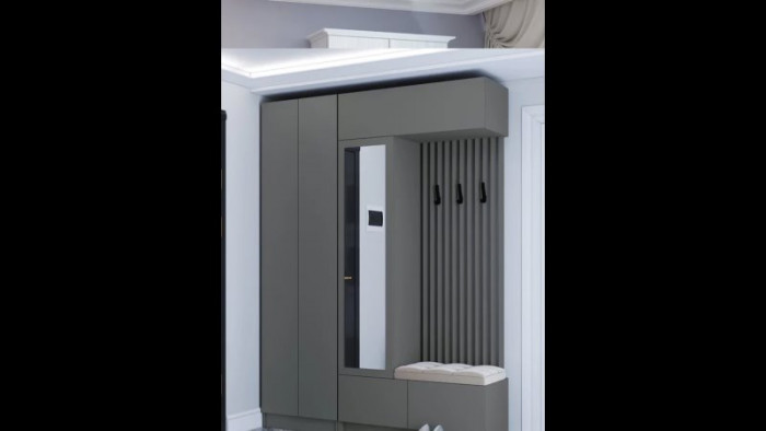 Прихожая Руэлла, композиция 2, графит серый