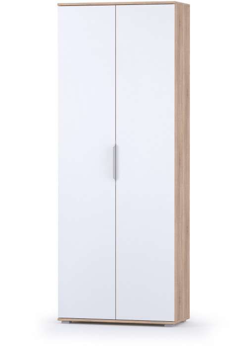 Куба Прихожая 13, дуб сонома/белый премиум