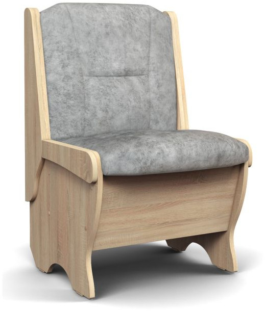 Скамья Лотос 550 дуб сонома/графит