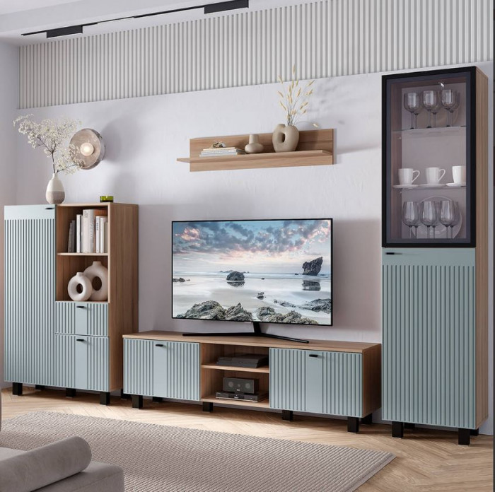 "Олива" АН-01 полка навесная Дуб каньон