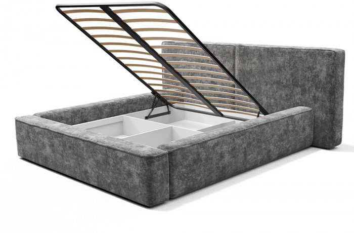 Кровать с подъемным механизмом Релакс КР-14 (1,4м), Грифельный