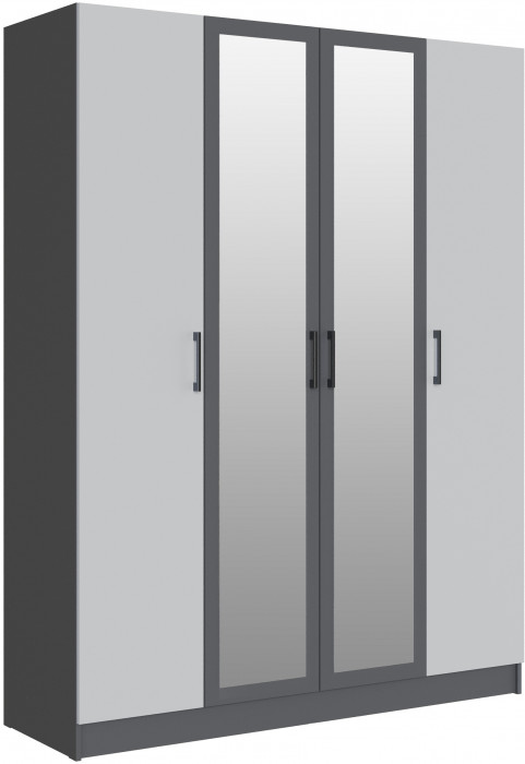 Спальня Вегас, композиция 4, Графит серый/Камень серый