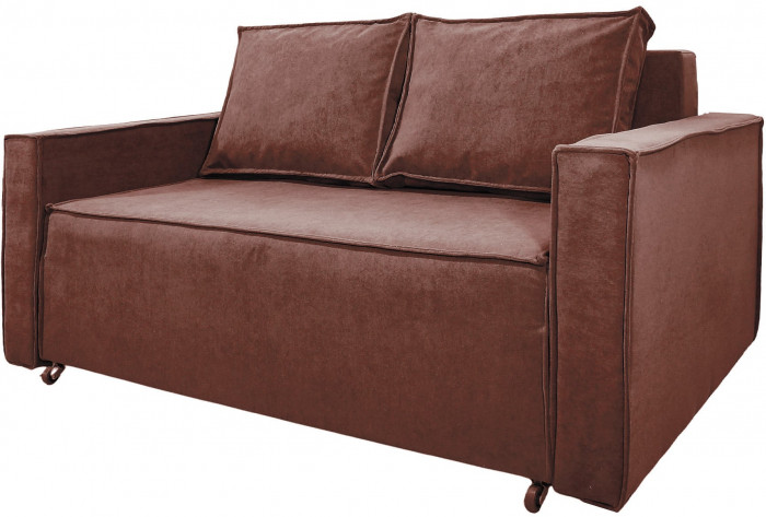 Диван аккордеон Лофт 160 коричневый