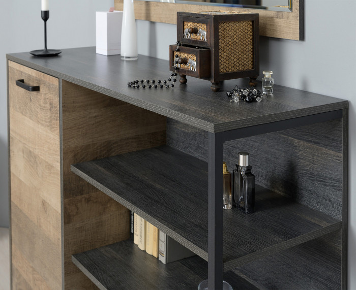 Трувор Прихожая 184, дуб гранж песочный/интра