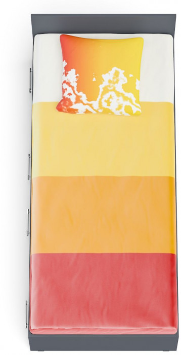 Мори Кровать с ящиками 0900, графит