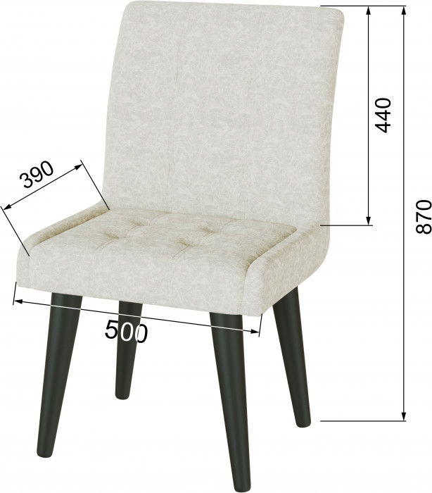 Стул Гира снежный