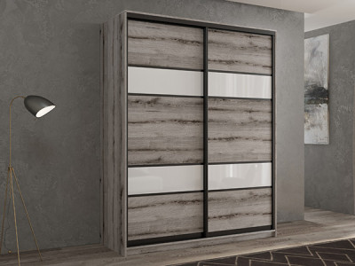 Шкаф-купе Кааппи 8 Эвок Окаменелый 100х60х230 см