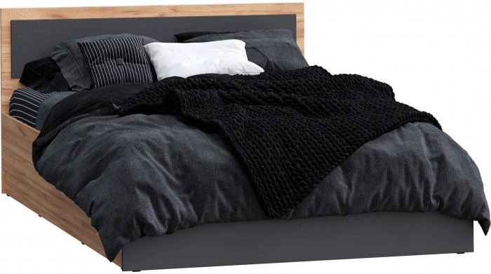 Мартина Кровать 120 (Венге / Белый)