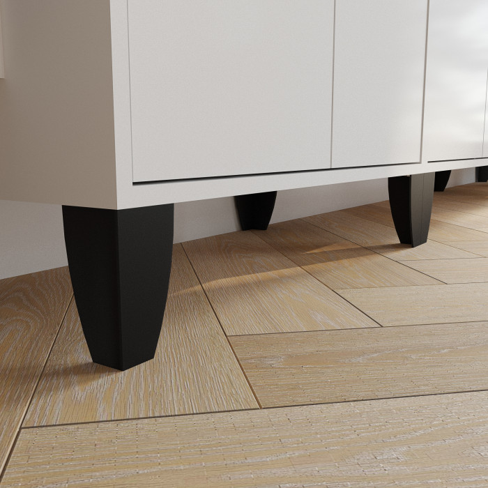 Гира Гостиная, дуб крафт золотой/белый