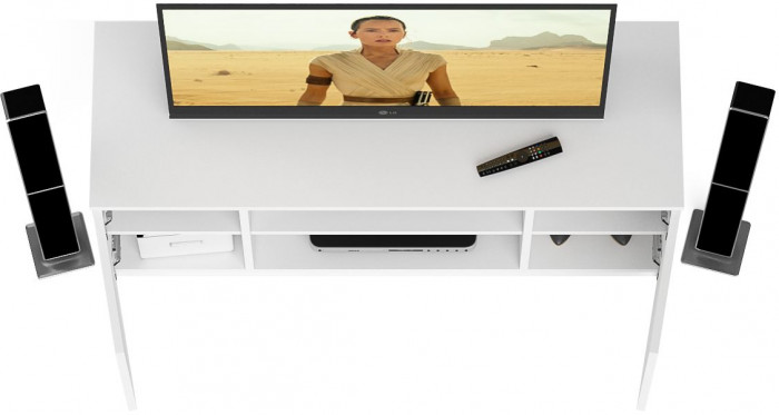 Мори Тумба ТВ МТВ1200.1, белый