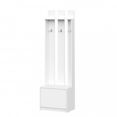 мс Айден ВШ06-600 белый ЛДСП/белый ЛДСП