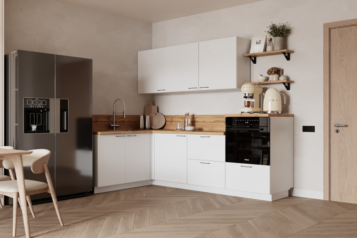 КГ Угловой 1500х2400 (без пм) Эмаль, Белый  Арника РМ