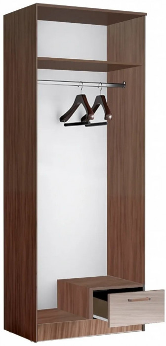 Адель Шкаф 0,8 платяной (Венге / лоредо)