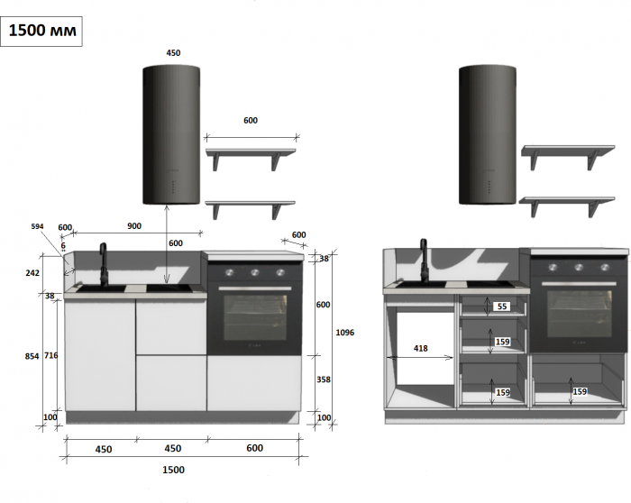 КГ 1500 ПВХ, Магнолия Арника РМ в.3