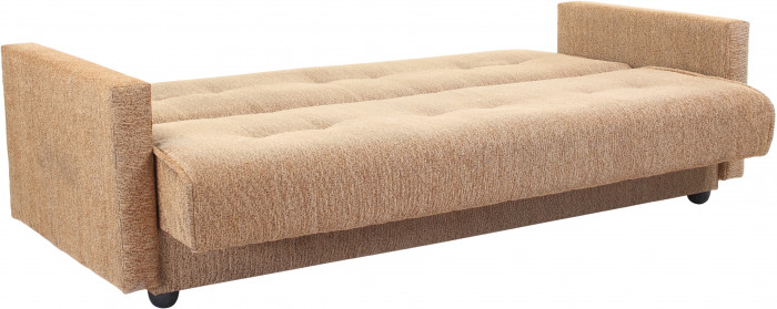 Раскладной диван-кровать, прямой, книжка, цвет бежевый, Милан 140